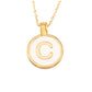Cadena Letras Necklace + small earrings