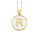 Cadena Letras Necklace + small earrings